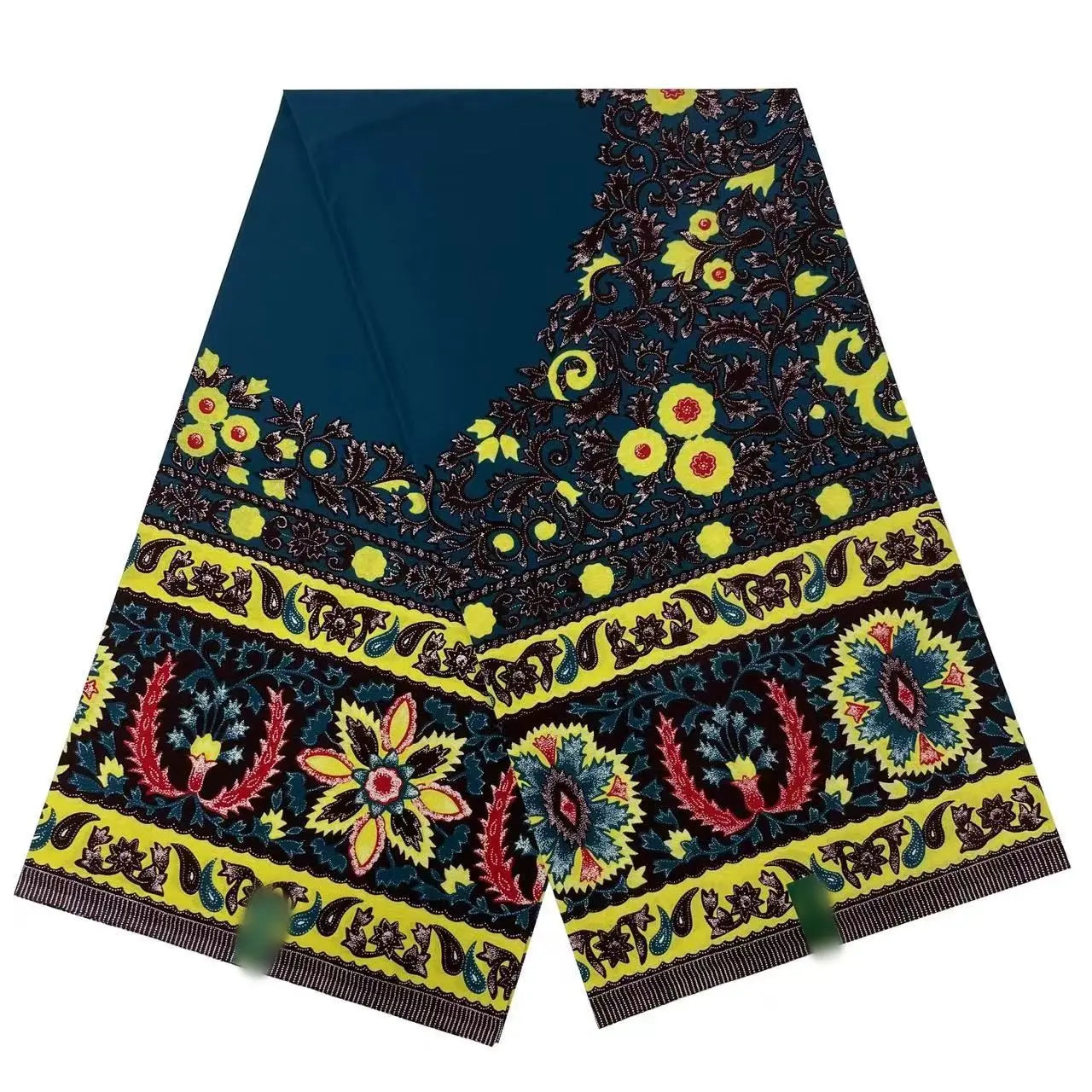 Popular Ankara Wax Fabric High Quality African Wax Print 100% Cotton Soft Pagne for Dresses Nepal