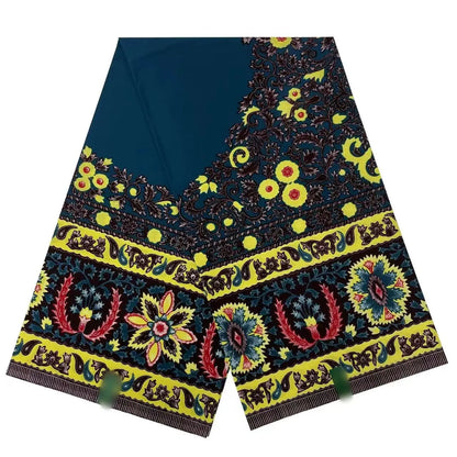 Popular Ankara Wax Fabric High Quality African Wax Print 100% Cotton Soft Pagne for Dresses Nepal