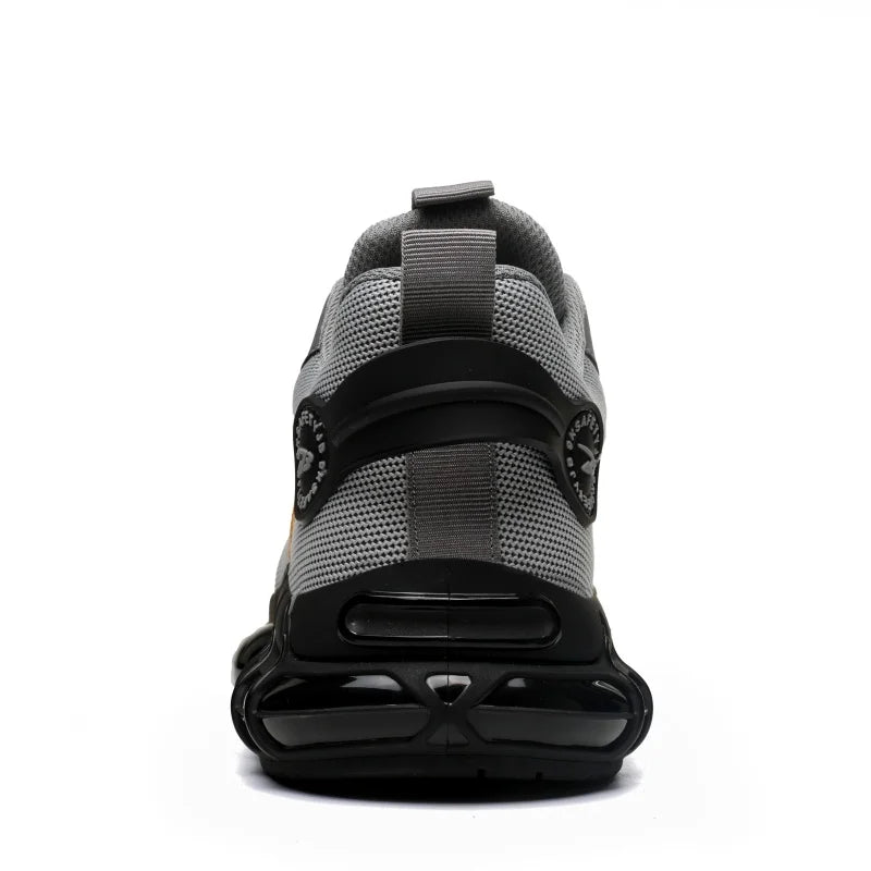 Rotating Button Unisex Safety Shoes Men For Work Sneakers Shoes Puncture-Proof Protective Women Shoes Steel Toe Work footwear