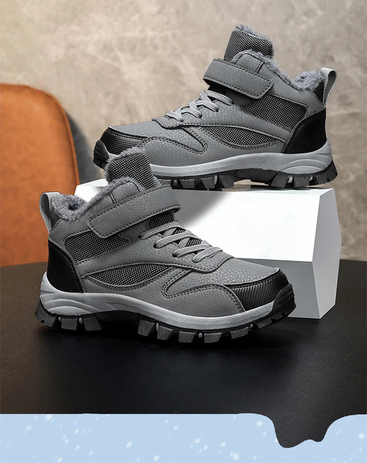 Crisluv Kids Plush Winter Snow Boots