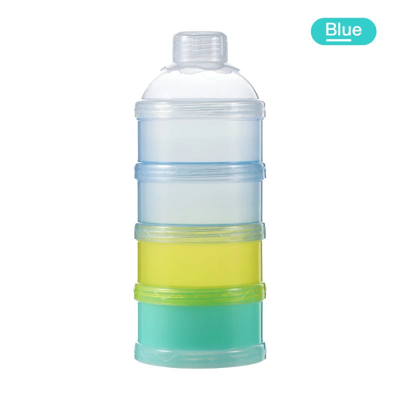 Portable 4 Layer Milk Powder Storage Box