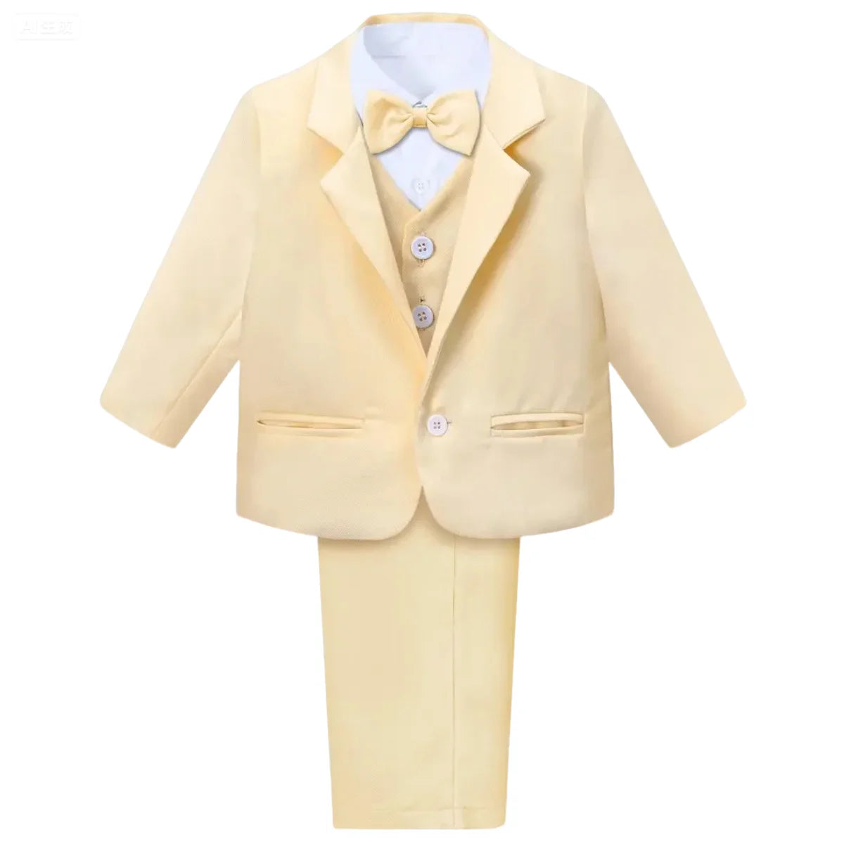 Baby Boy Tuxedo Suit – Infant Formal Wedding &amp; Birthday Gentleman Outfit