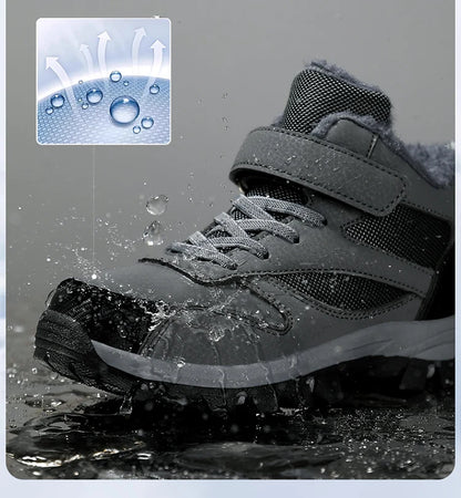 Crisluv Kids Plush Winter Snow Boots