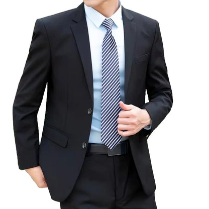 Crisluvᵀᴹ Men’s 8XL Business Suit Set – Slim Fit Blazer &amp; Pants