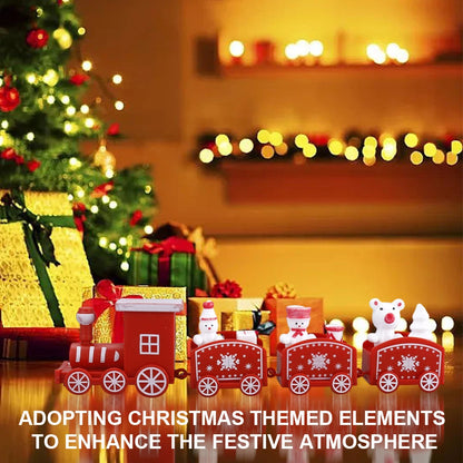 Christmas Train Merry Christmas Decorations For Home 2024 Cristmas Ornament Xmas Navidad Noel Gifts Happy New Year 2025 Gifts