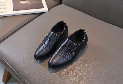 Spring Autumn Boy Leather Shoe Fashion Causal Children&