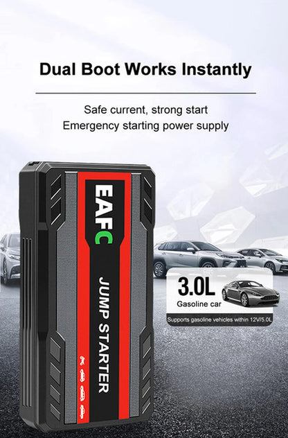 EAFC Car Jump Starter Power Bank Car Battery Starter 600A12V Auto Starting Device with LED Light For Auto Battery Booster Buster