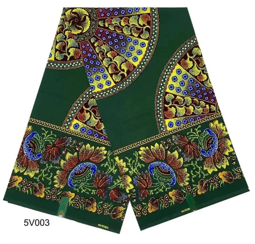 Latest Style Ankara Wax Print Fabric High Quality African Wax  Fabric 100% Cotton Soft African Guaranteed Veritable Real Wax