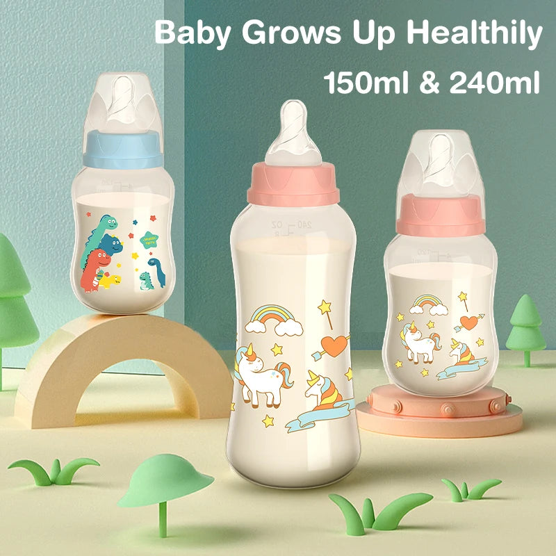 150240ML Baby PP Bottle with Gravity Ball &amp; Handle