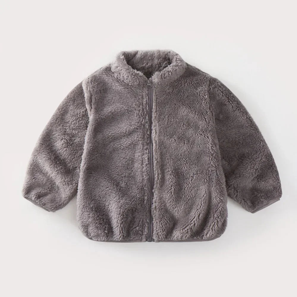 Crisluvᵀᴹ Kids Winter Fleece Jacket – Warm Boys &amp; Girls Outerwear Coat
