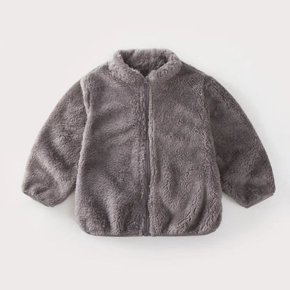 Crisluvᵀᴹ Kids Winter Fleece Jacket – Warm Boys &amp; Girls Outerwear Coat