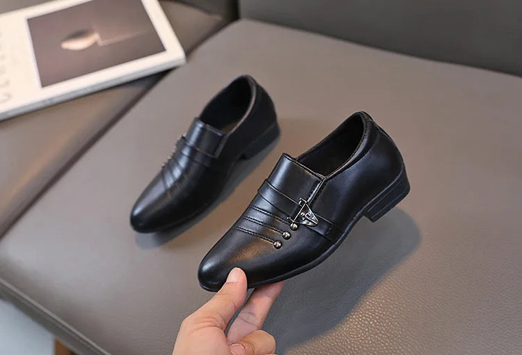 Spring Autumn Boy Leather Shoe Fashion Causal Children&