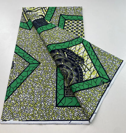 100% Cotton Batik Nigeria Women Style Ankara Wax Fabric Soft Pagne 2025 New Guaranteed Veritable African Real Wax Prints Fabric