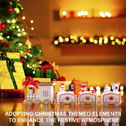 Christmas Train Merry Christmas Decorations For Home 2024 Cristmas Ornament Xmas Navidad Noel Gifts Happy New Year 2025 Gifts