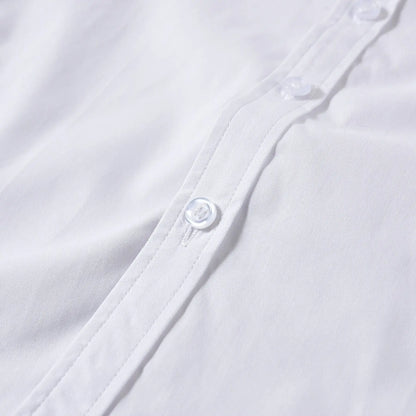 Children Long Sleeve White School Uniform Shirt