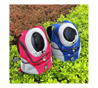 Crisluvᵀᴹ Double-Shoulder Pet Carrier Backpack – Breathable Travel Dog Bag