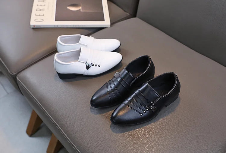 Spring Autumn Boy Leather Shoe Fashion Causal Children&