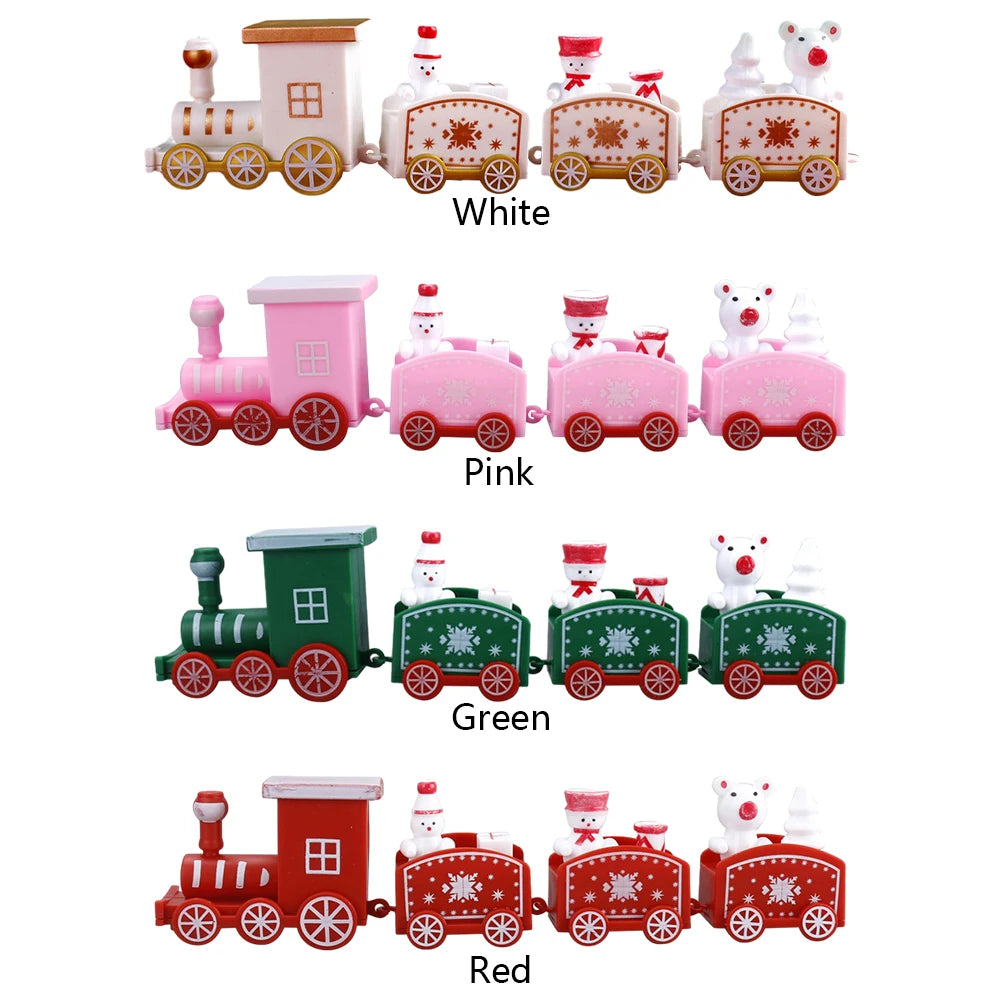 Christmas Train Merry Christmas Decorations For Home 2024 Cristmas Ornament Xmas Navidad Noel Gifts Happy New Year 2025 Gifts