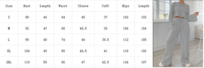 Crisluvᵀᴹ Women’s Casual Long Sleeve Top &amp; Fashion Pants Set