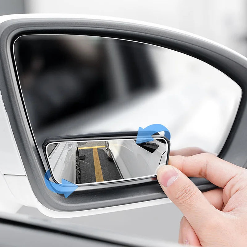 360 Degree Adjustable Blind Spot Mirror 2Pcs Wide Angle Car Mirror