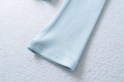 Crisluvᵀᴹ Women’s Y2K Lace-Up V-Neck Cropped Long Sleeve Top