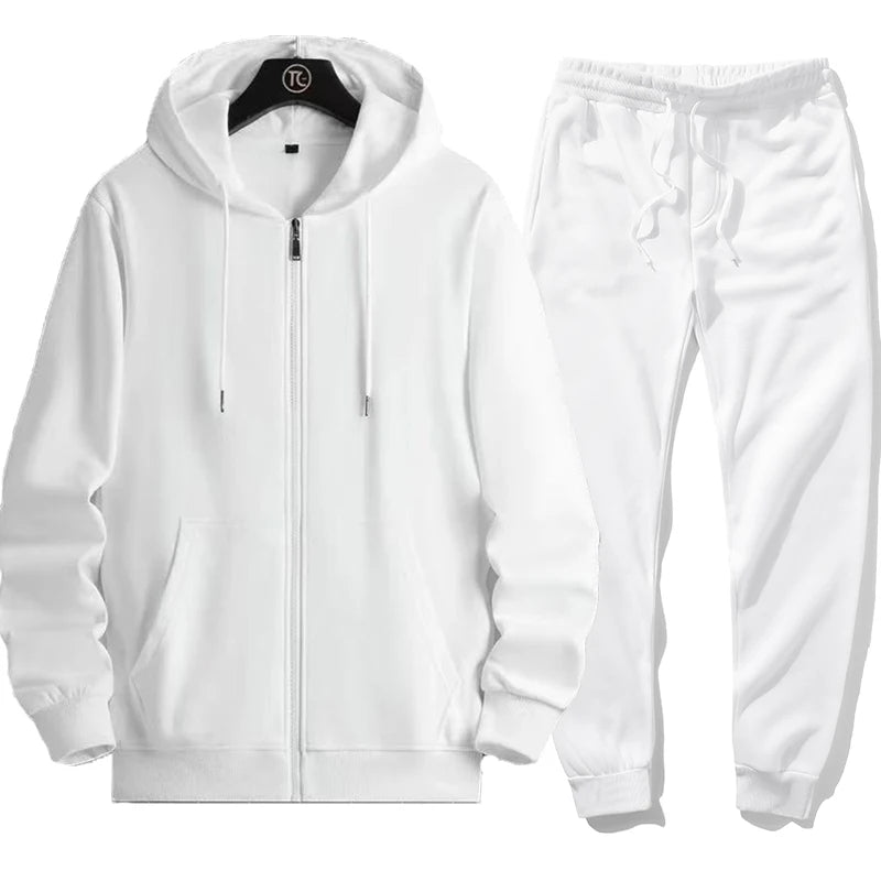 Trendy Zipper Hoodie Set - Perfect for Casual Wear &amp; Travel