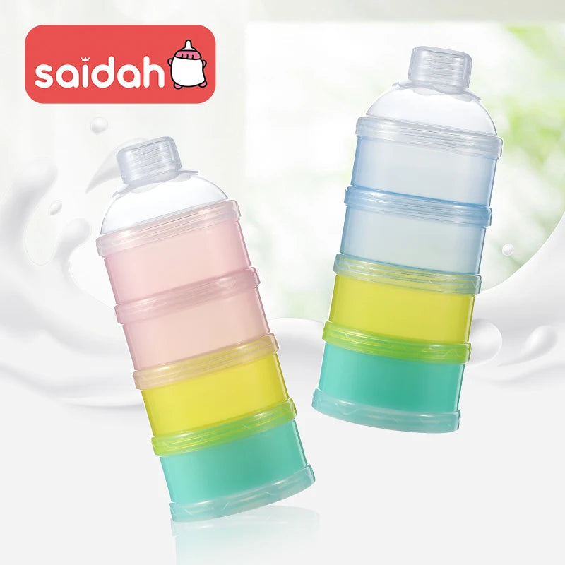 Portable 4 Layer Milk Powder Storage Box
