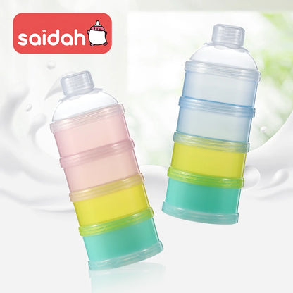 Portable 4 Layer Milk Powder Storage Box