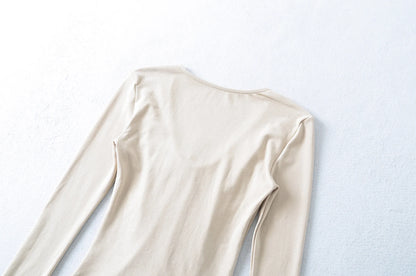 Crisluvᵀᴹ Women’s Y2K Lace-Up V-Neck Cropped Long Sleeve Top