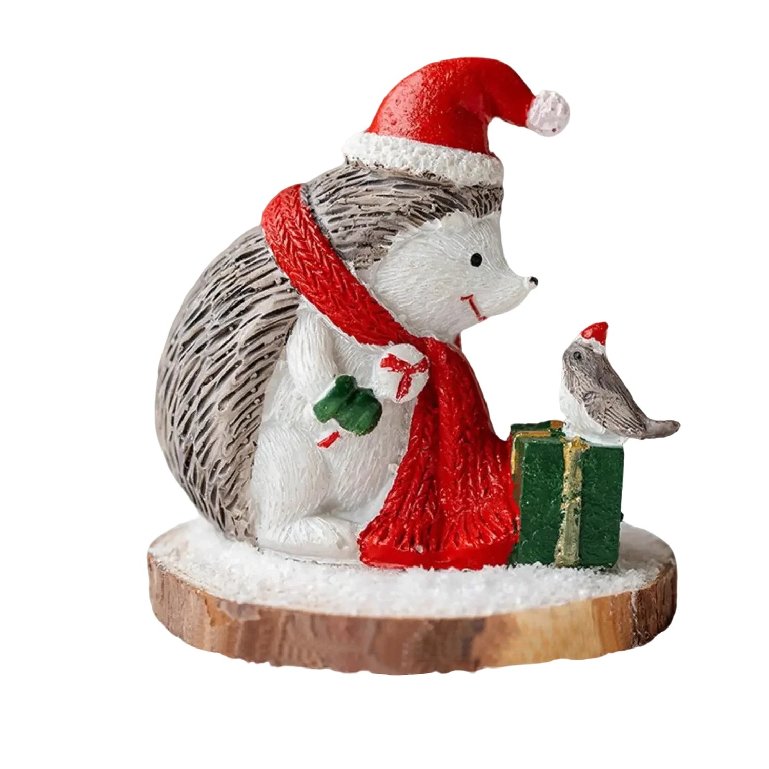 Christmas Desktop Decorations,Creative Resin Christmas Trees, Little Houses Photo Props,Miniature House Figurine Tabletop Decor