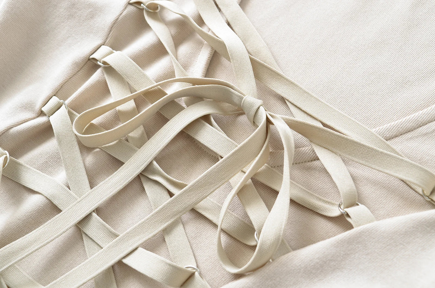 Crisluvᵀᴹ Women’s Y2K Lace-Up V-Neck Cropped Long Sleeve Top