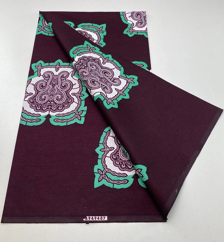 100% Cotton Batik Nigeria Women Style Ankara Wax Fabric Soft Pagne 2025 New Guaranteed Veritable African Real Wax Prints Fabric