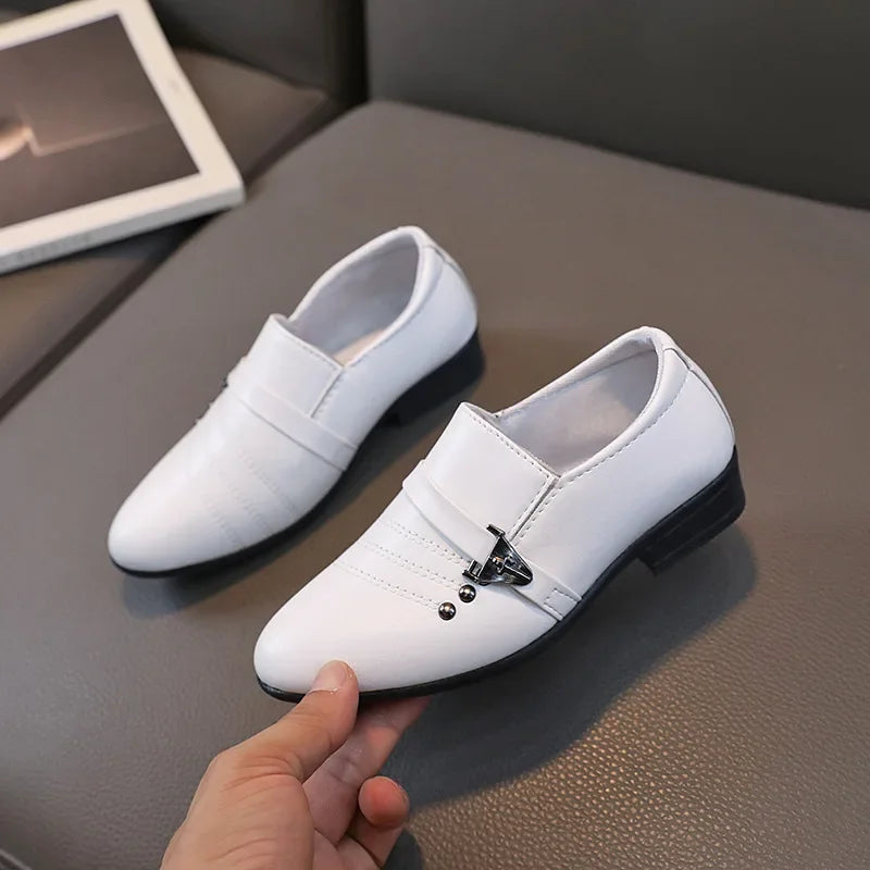 Spring Autumn Boy Leather Shoe Fashion Causal Children&