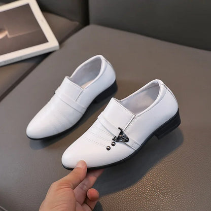 Spring Autumn Boy Leather Shoe Fashion Causal Children&