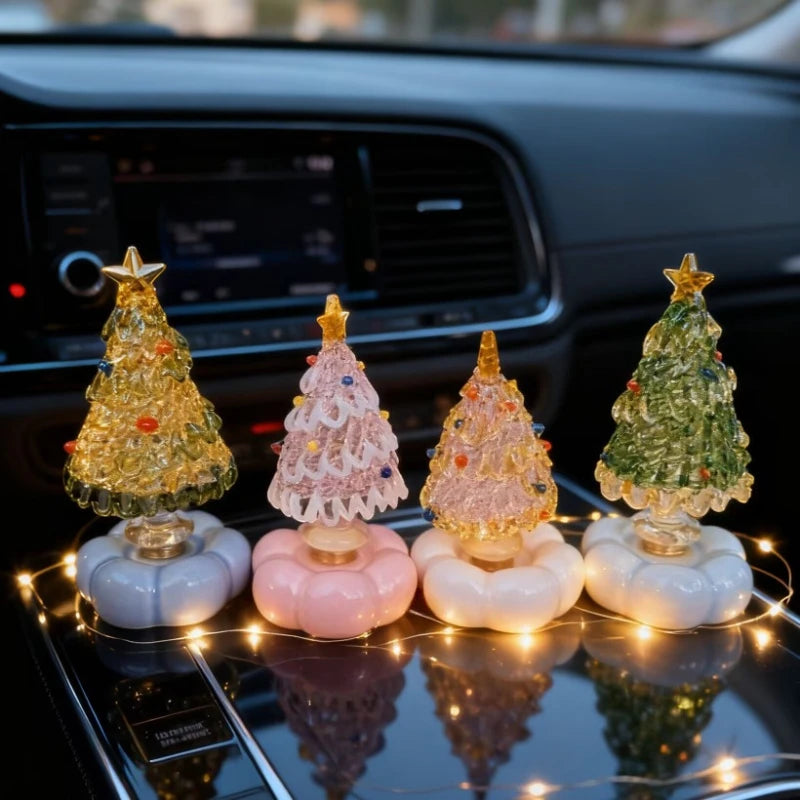 Christmas tree decorations,creative car ornaments,car interior decoration,home office holiday desktop decorations,Christmas gift