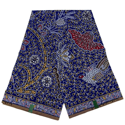 100% Cotton Latest Ankara Wax Fabric High Quality African Wax Print Soft Guaranteed Veritable Real Dutch Pagne for Dresses