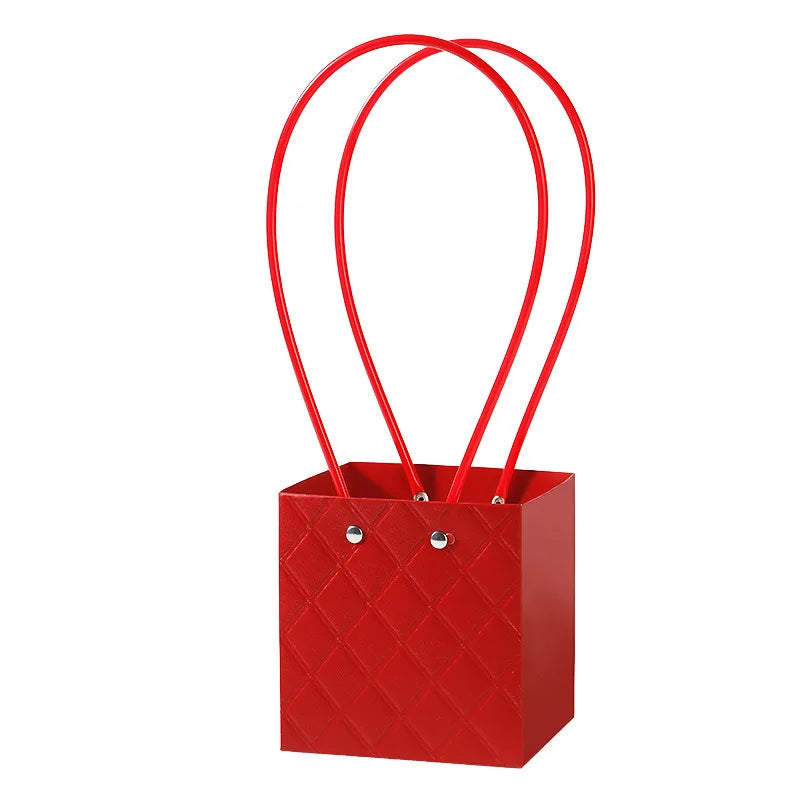 Flower Tote Bag Portable Foldable Long Lasting Universal Present Packing Rose Flower Box Party Gift Box Wedding Valentine&