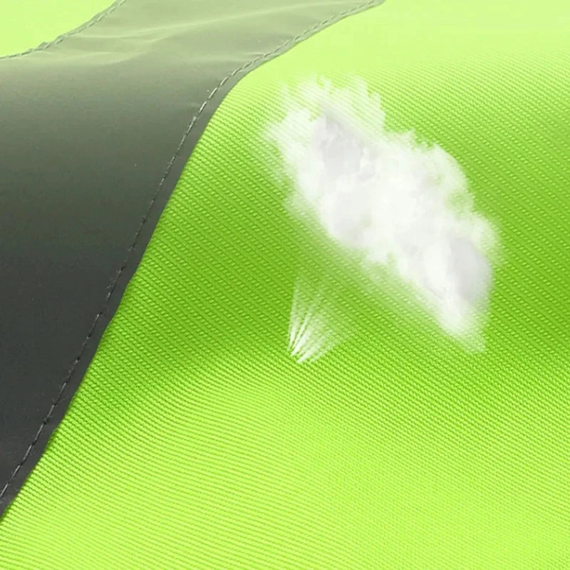 Custom LOGO Safety Vest for Men Work Vest with Pockets and Zipper Safety Construction Two Tone Workwear Vest Volunteer Uniform