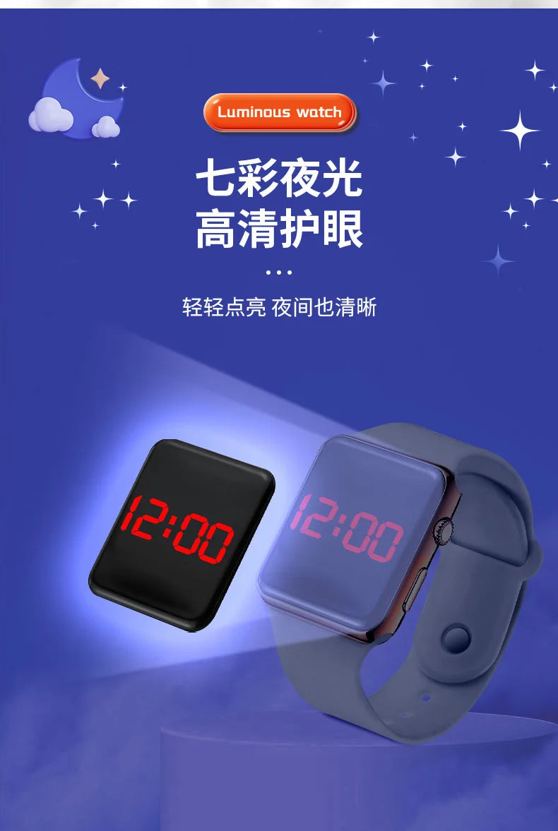 Crisluv Digital LED Square Watch