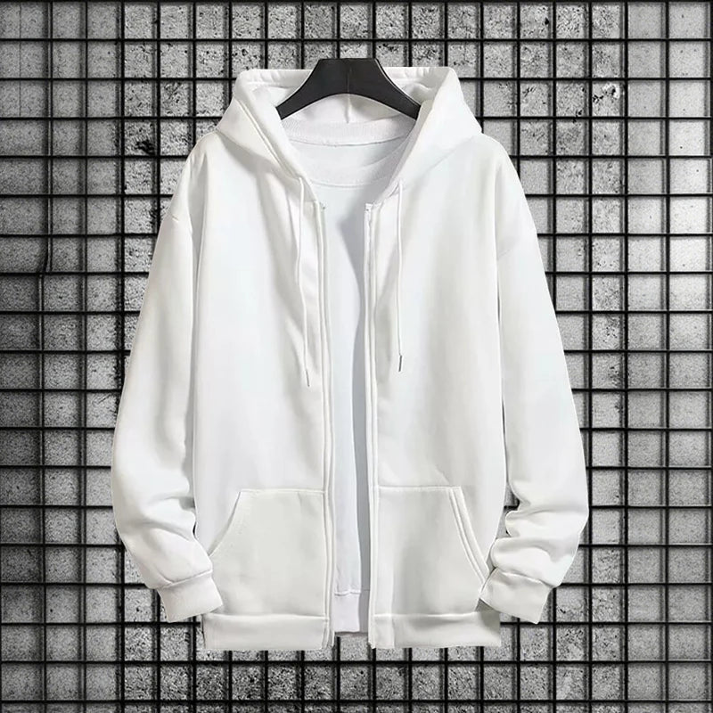 Winter Casual Womens Hooded Sweatshirt Sweatpants Set Sporty Jogger Outfit Autumn Urban Fashion Zipper Hoodies Women&