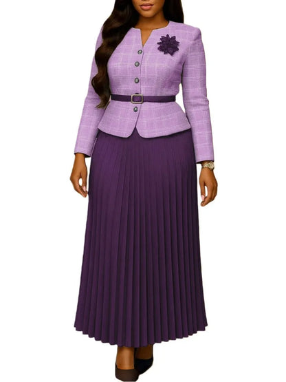 2 Piece Sets Tops And Skirt African Dresses For Women Elegant Wedding Dashiki Robe Kaftan Long Maxi Dress Turkish Africa New