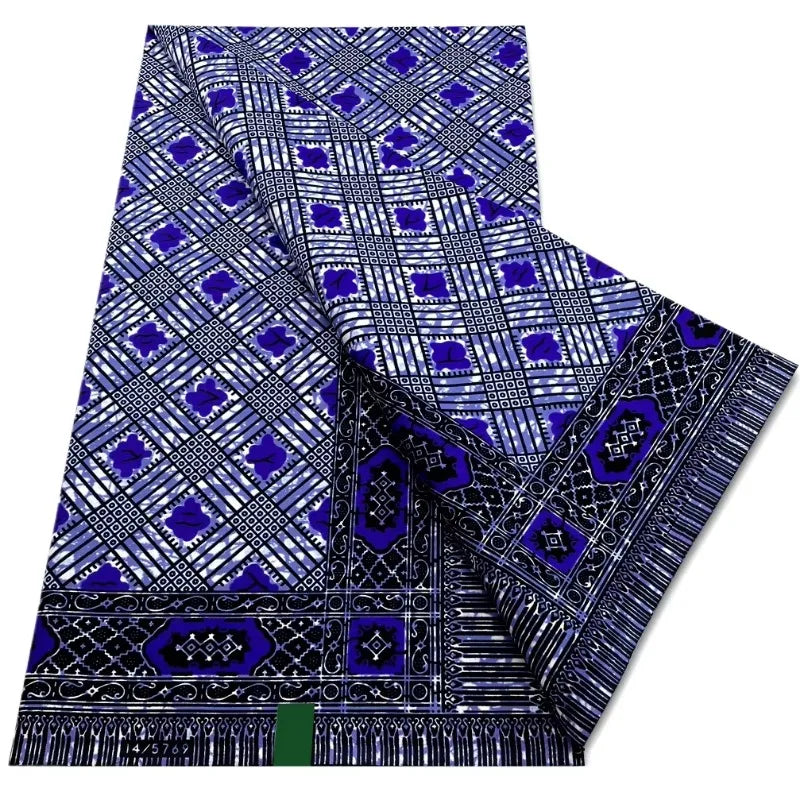 100% Cotton Batik Nigeria Women Style Ankara Wax Fabric Soft Pagne 2025 New Guaranteed Veritable African Real Wax Prints Fabric