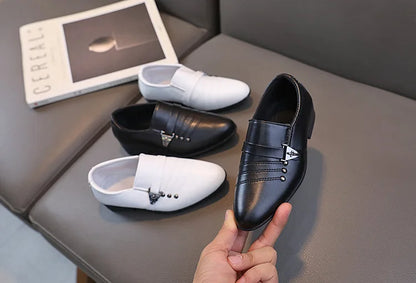 Spring Autumn Boy Leather Shoe Fashion Causal Children&