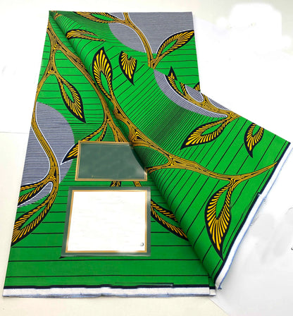 100% Cotton Batik Nigeria Women Style Ankara Wax Fabric Soft Pagne 2025 New Guaranteed Veritable African Real Wax Prints Fabric