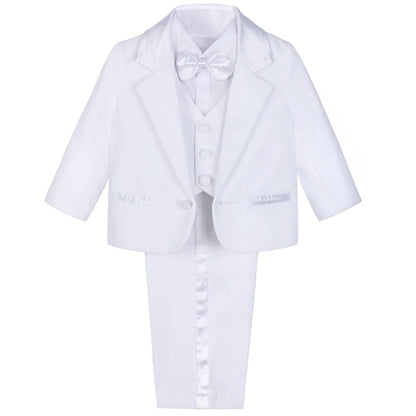Baby Boy Tuxedo Suit – Infant Formal Wedding &amp; Birthday Gentleman Outfit