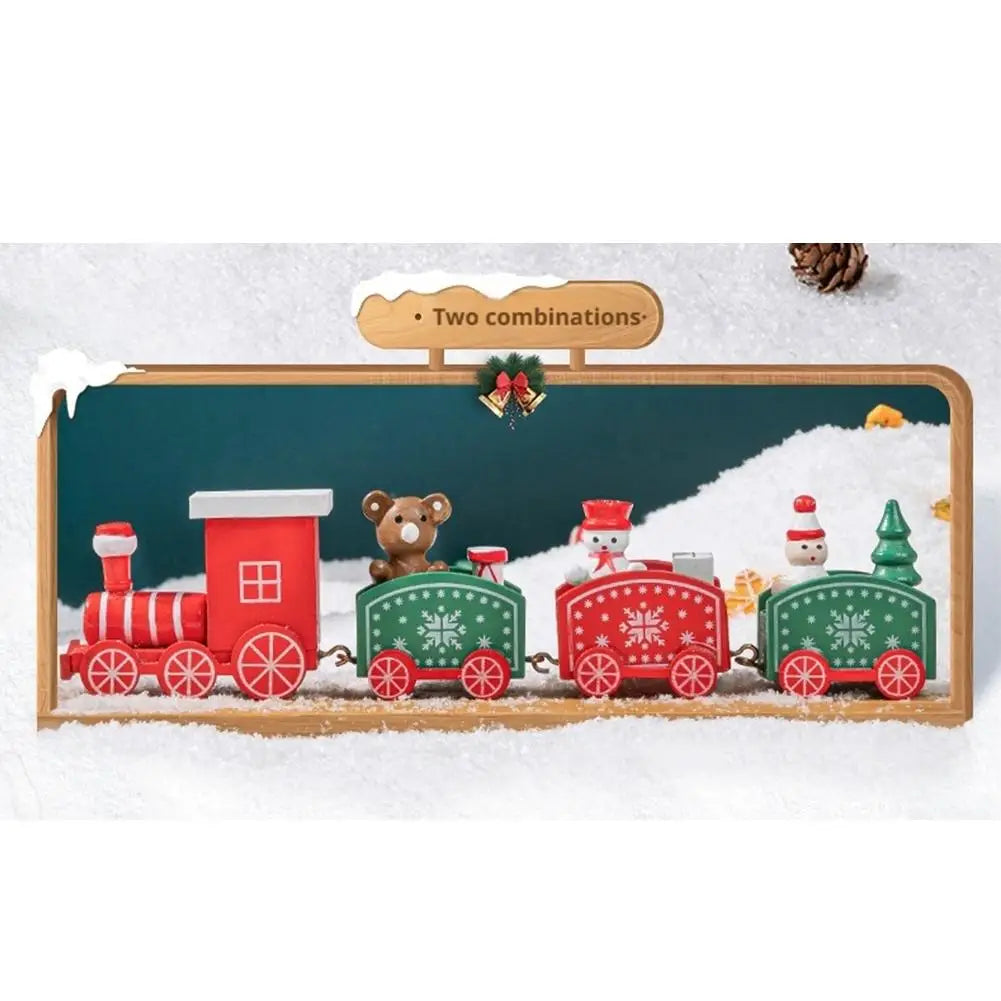 Christmas Train Merry Christmas Decorations For Home 2025 Cristmas Ornament Xmas Navidad Noel Gifts Happy New Year 2026 Gifts