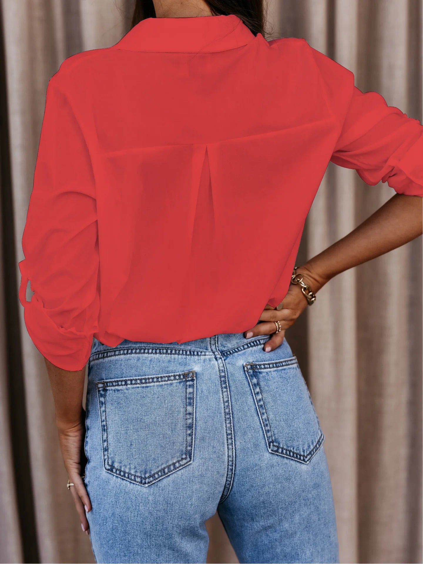 Basic Women Shirt Casual Tops Blouses Long Sleeve Shirts  Single Breasted Top Elegant Solid Office Lady Slim Blouse 2025 Autumn