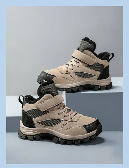 Crisluv Kids Plush Winter Snow Boots