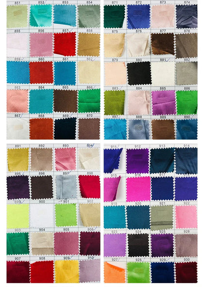 Stretch Satin Fabric By The Meter for Cheongsam Hanfu Dresses Sewing Plain Soft Skin-friendly High-density Cloth Thin Breathable