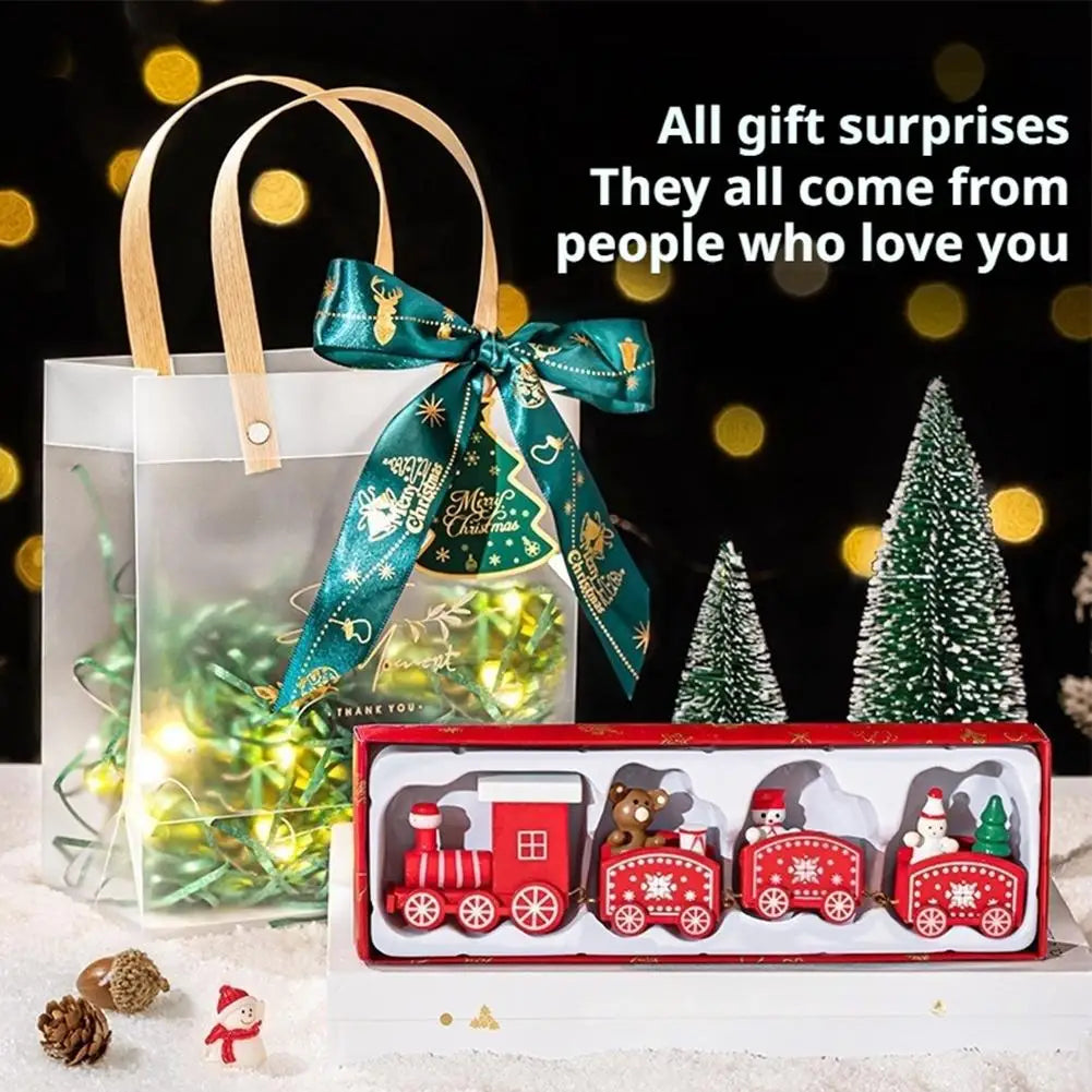 Christmas Train Merry Christmas Decorations For Home 2025 Cristmas Ornament Xmas Navidad Noel Gifts Happy New Year 2026 Gifts